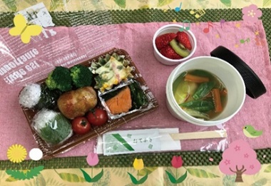 春の彩り弁当