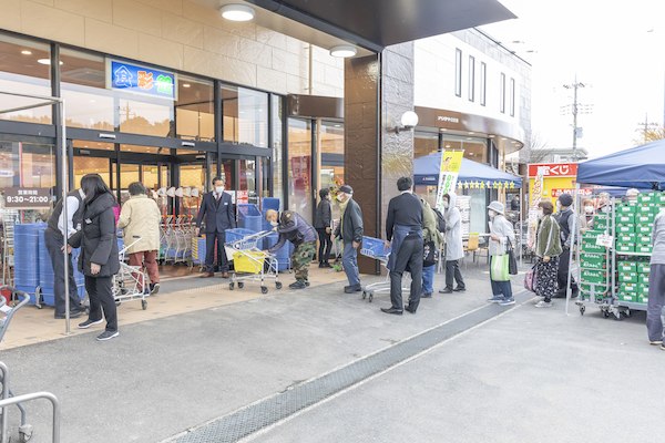 安食店がリニューアルオープン　沢山の人が来てくれました。